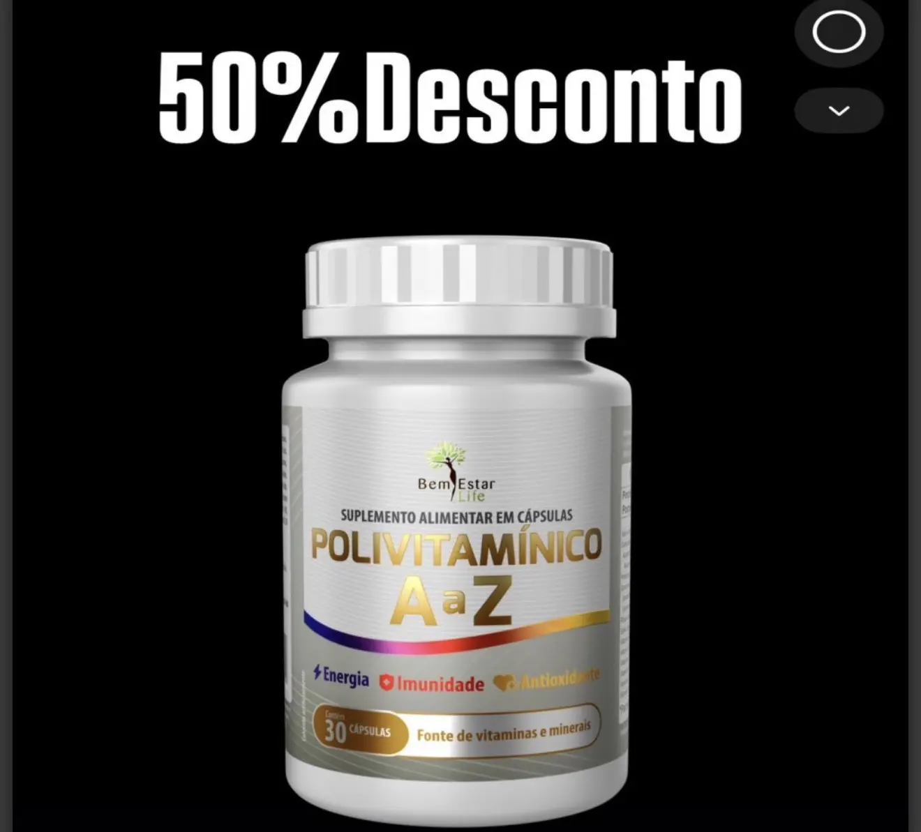 INIBIDOR + 50 % POLIVITAMICO DE A a Z 