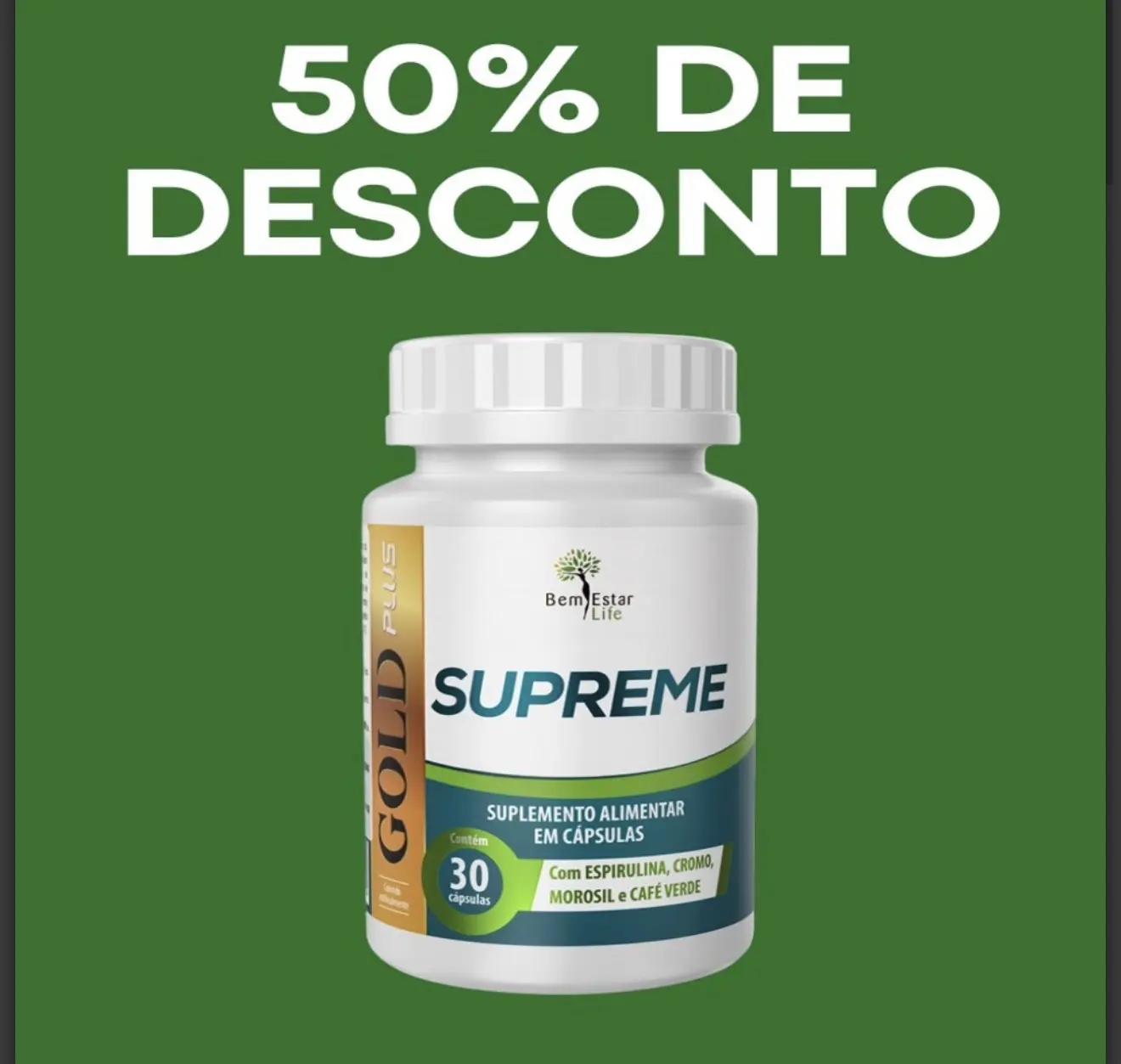INIBIDOR + 50 % SUPREME GOLD PLUS 